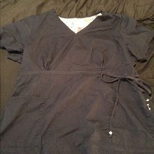 Koi Navy Blue Scrub top size 4x
