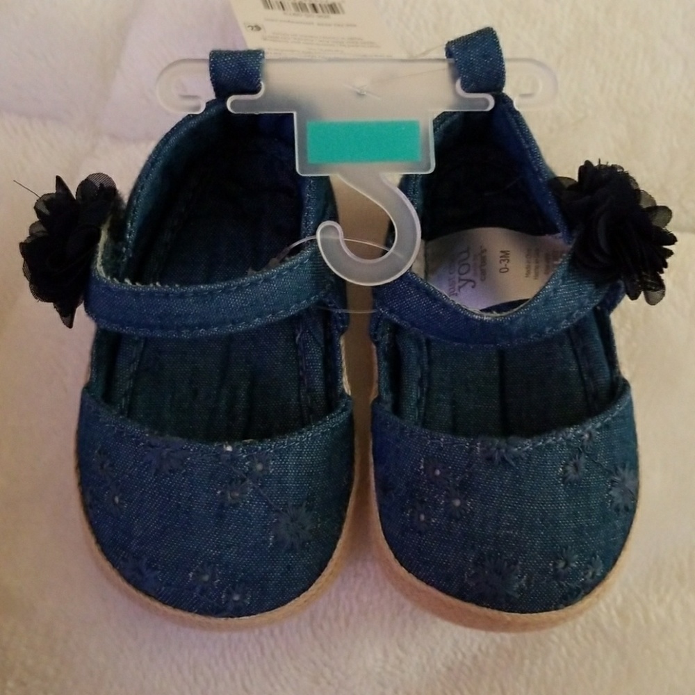 BABY GIRLS DENIM SHOES,REALLY CUTES! NEW WITH TAGS