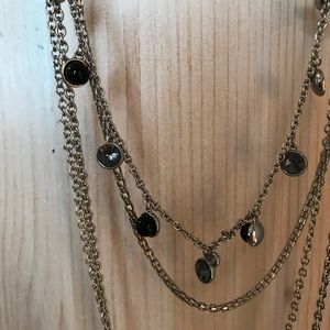 Long Silver Necklace