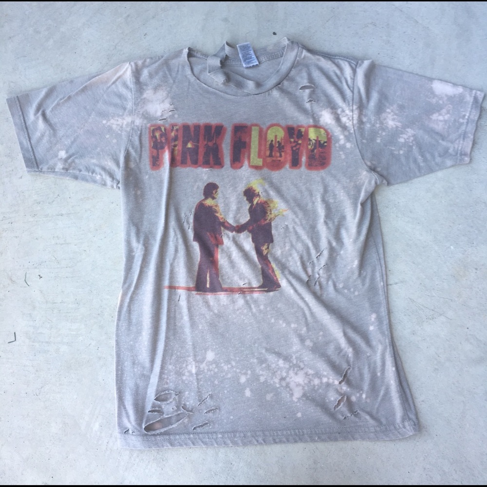 Distressed Pink Floyd Shirt