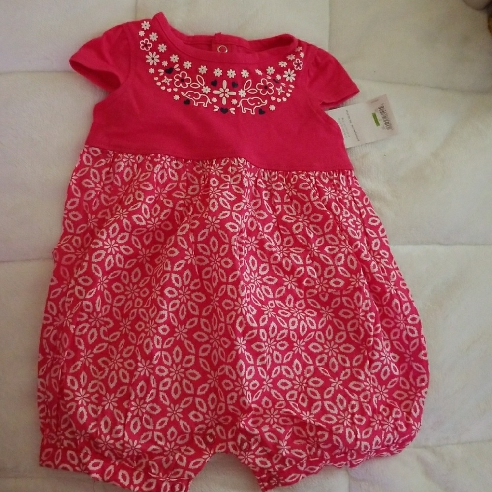 BABY GIRL ROMPER SIZE 6 MONTHS,NEW WITH TAGS