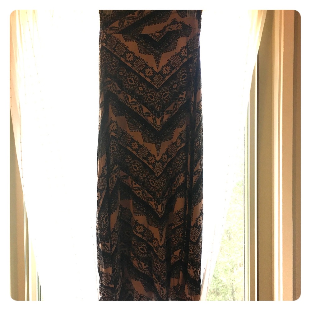 Aztec maxi skirt