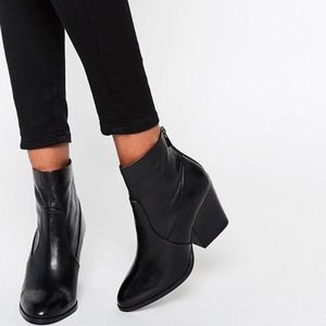 ASOS Raya leather bootie
