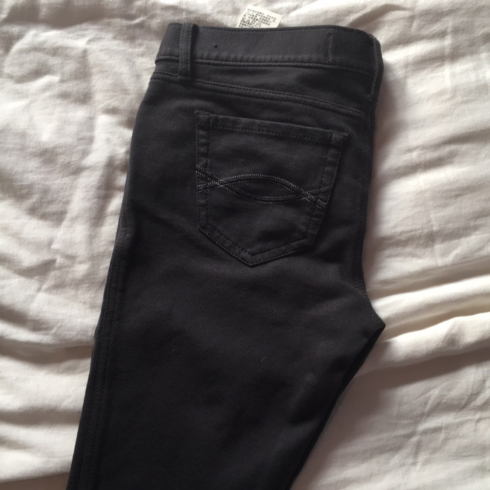 Abercrombie and fitch gray jeggings
