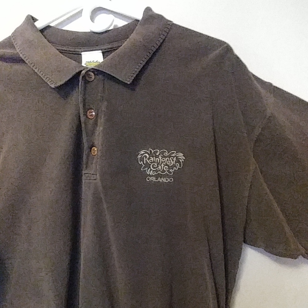Rainforest Cafe 100% cotton polo