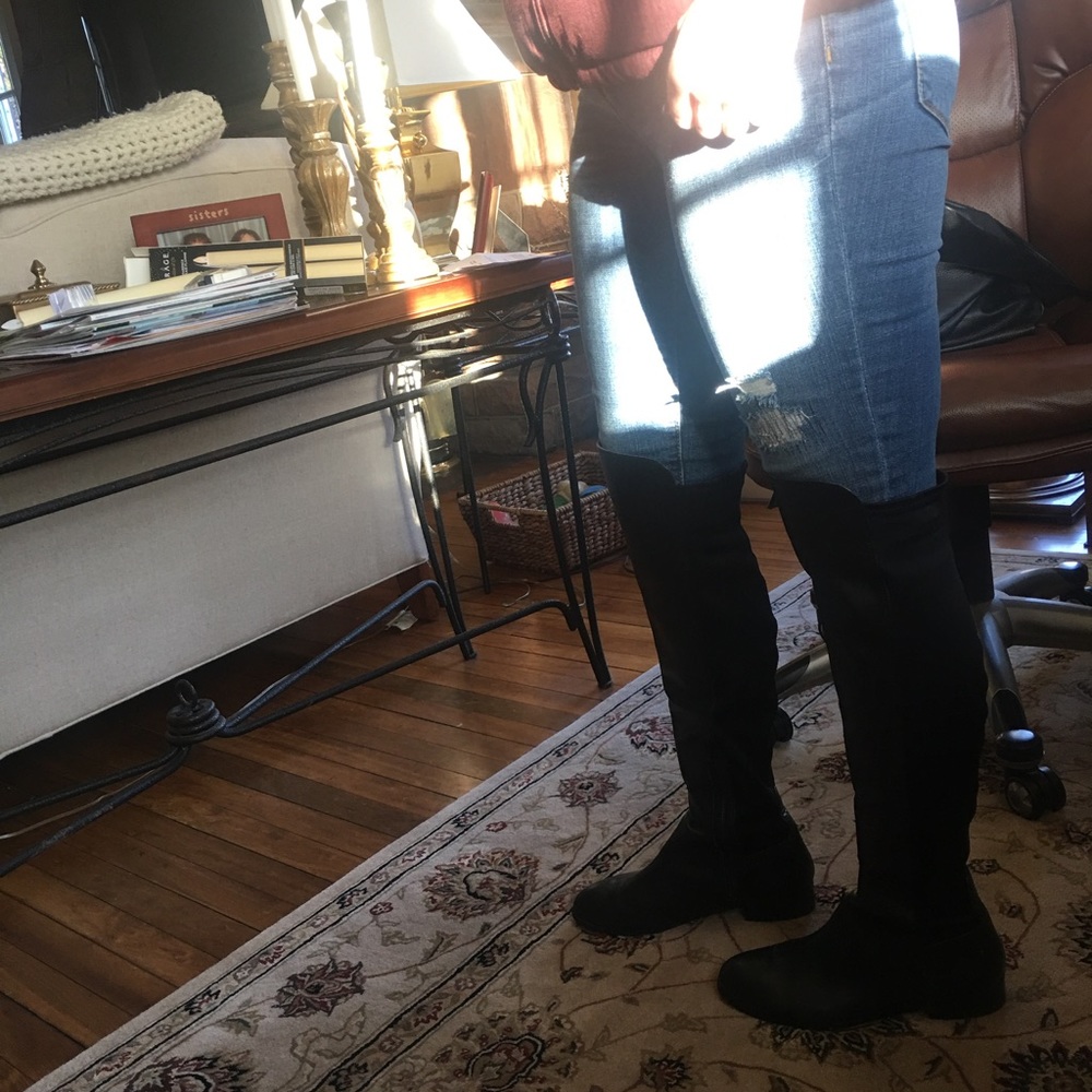 J Jill over the knee black boots