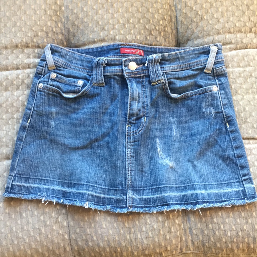 Denim Mini Skirt