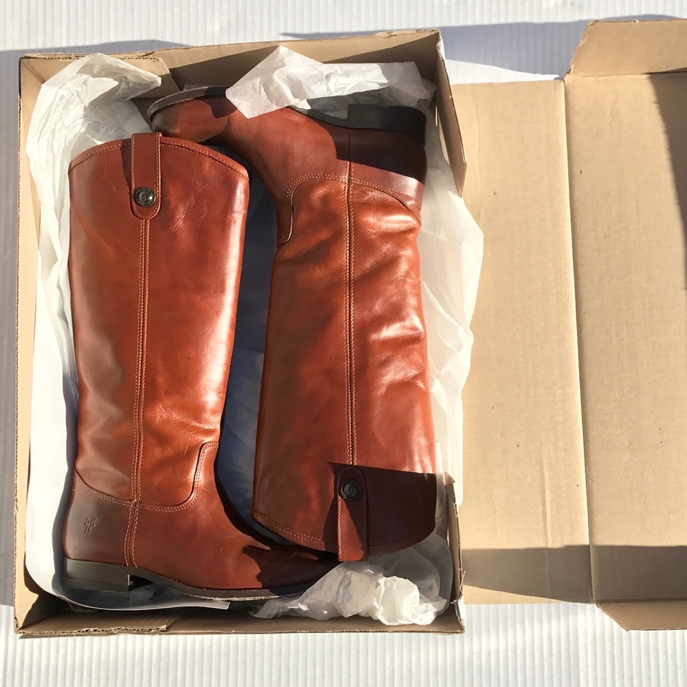 🎉HP | Frye | cognac melissa boots - Picture 5 of 8