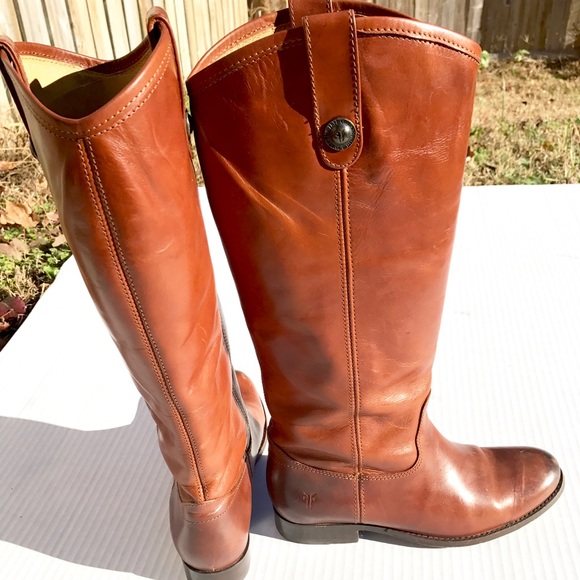 🎉HP | Frye | cognac melissa boots - Picture 7 of 8