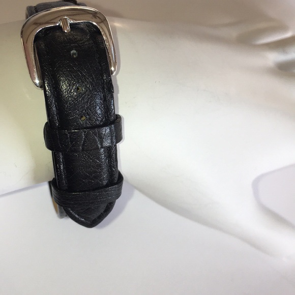 Andre Giroud Floating Diamond Black Ostrich Watch - Picture 3 of 7