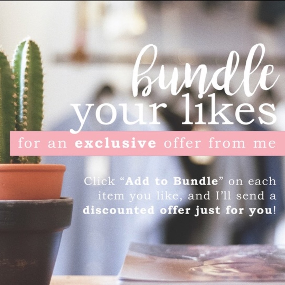 Bundle your likes for a private discounted offer!