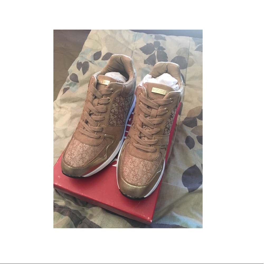 Guess Lacey wedge sneakers Brand new with tags