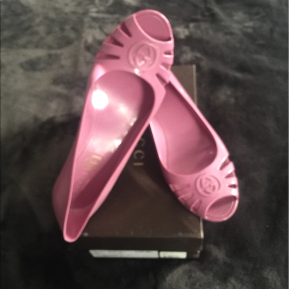 gucci jelly shoes