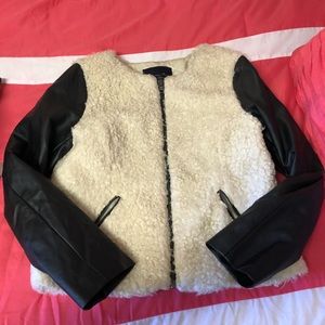 Fur/ leather jacket