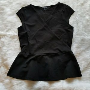 Black peplum top size Medium