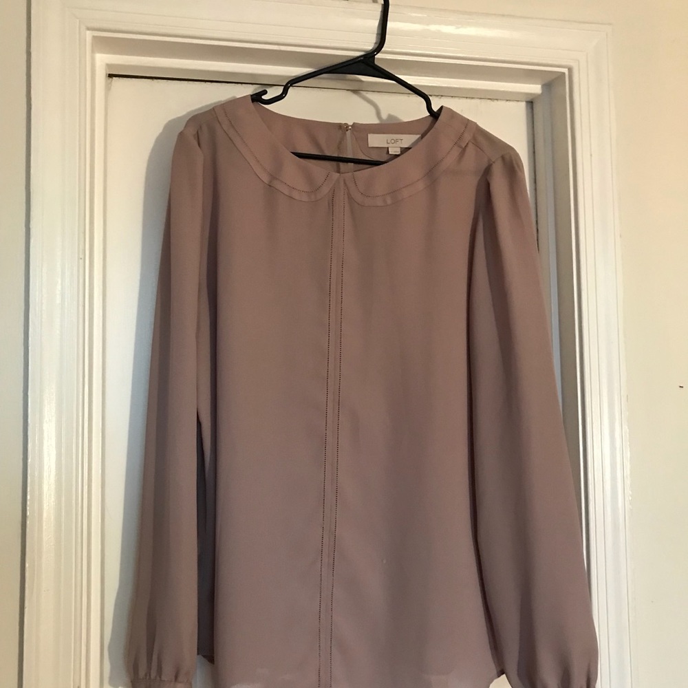 Tan blouse