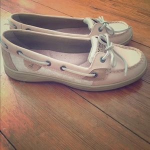 Pink Sperry Topsider