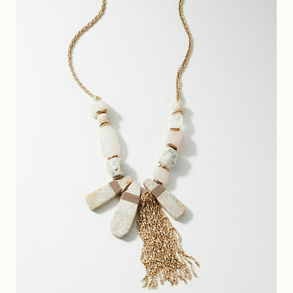 Sold - Anthropologie Stone Necklace