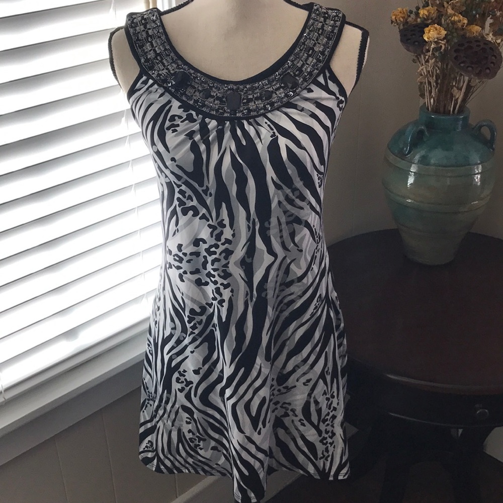 Medium Dress/top with Beaded detail.