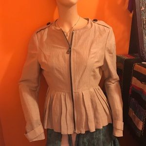 Burberry jacket 43% silk perfect condition