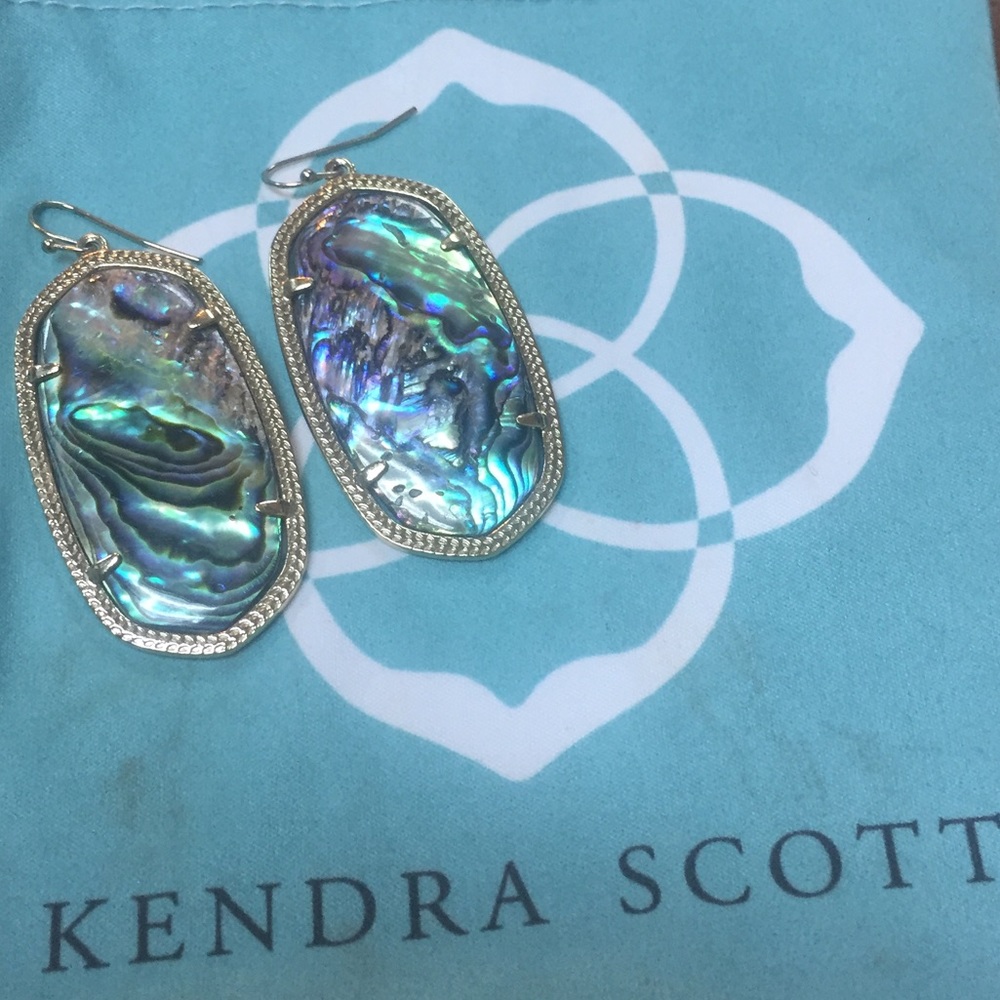 Kendra Scott Elle Earrings in Abalone Shell