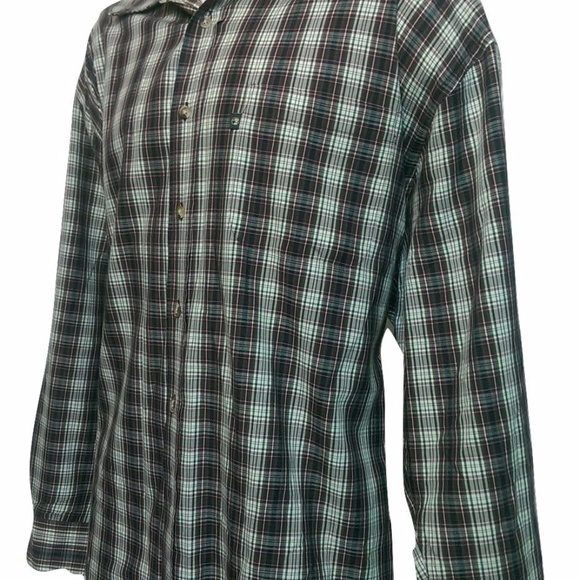 DUCK HEAD Mens XL Wrinkle Free Plaid Shirt - Picture 5 of 7