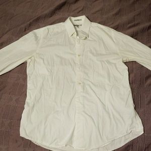 White Express button-up (needs ironed)