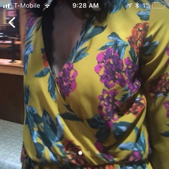 Fall Floral Romper - Picture 3 of 4