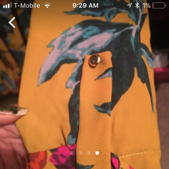 Fall Floral Romper - Picture 4 of 4