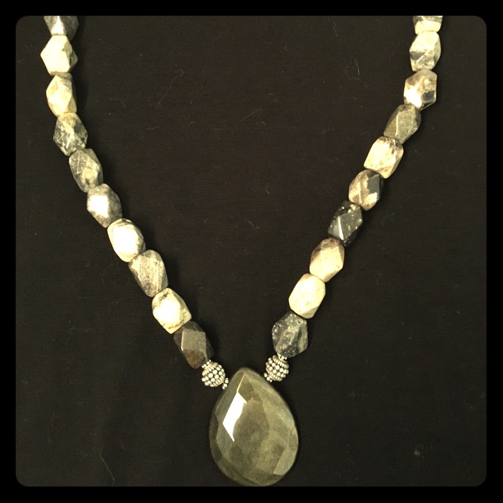 Teardrop Stone necklace