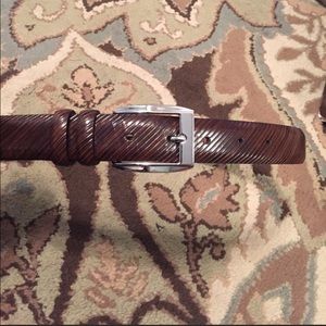 Johnston & Murphy leather belt