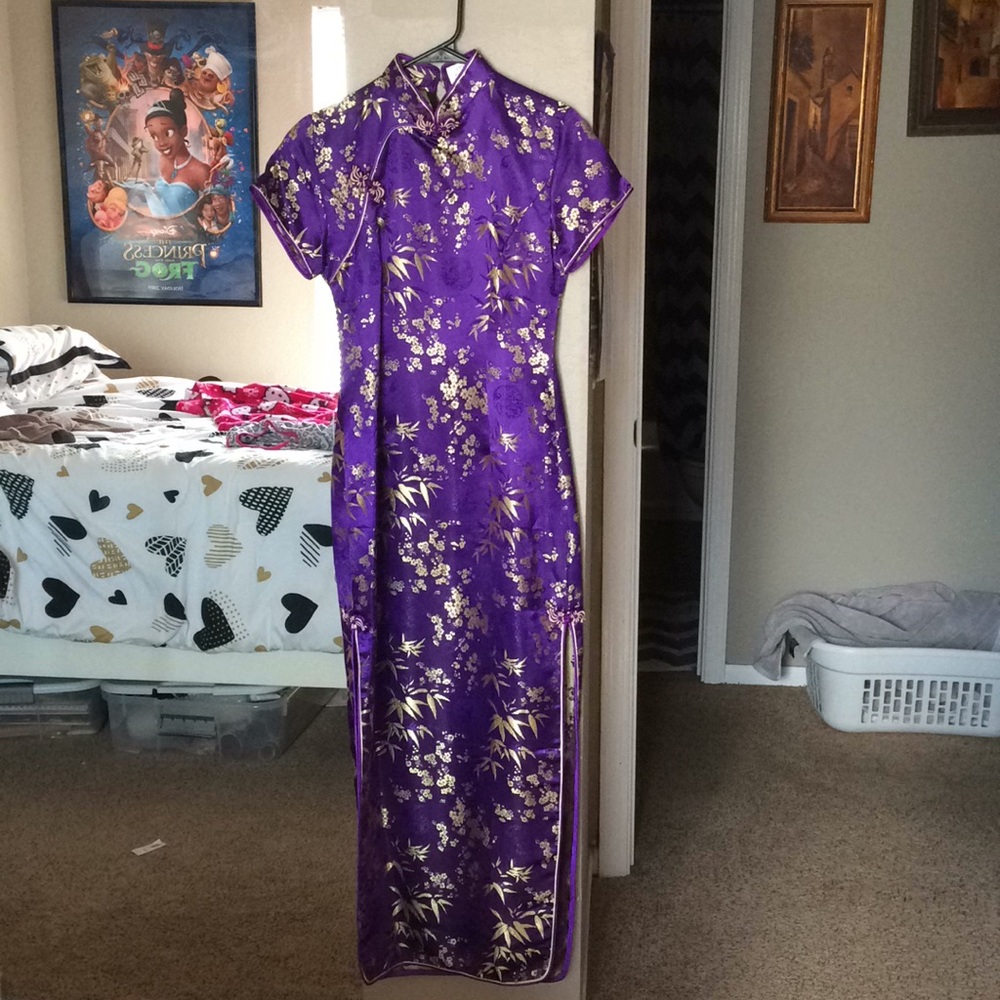 🌟SOLD Gold and purple Dress