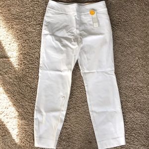 White petite pants