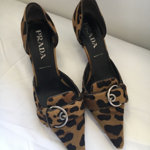 prada leopard shoes