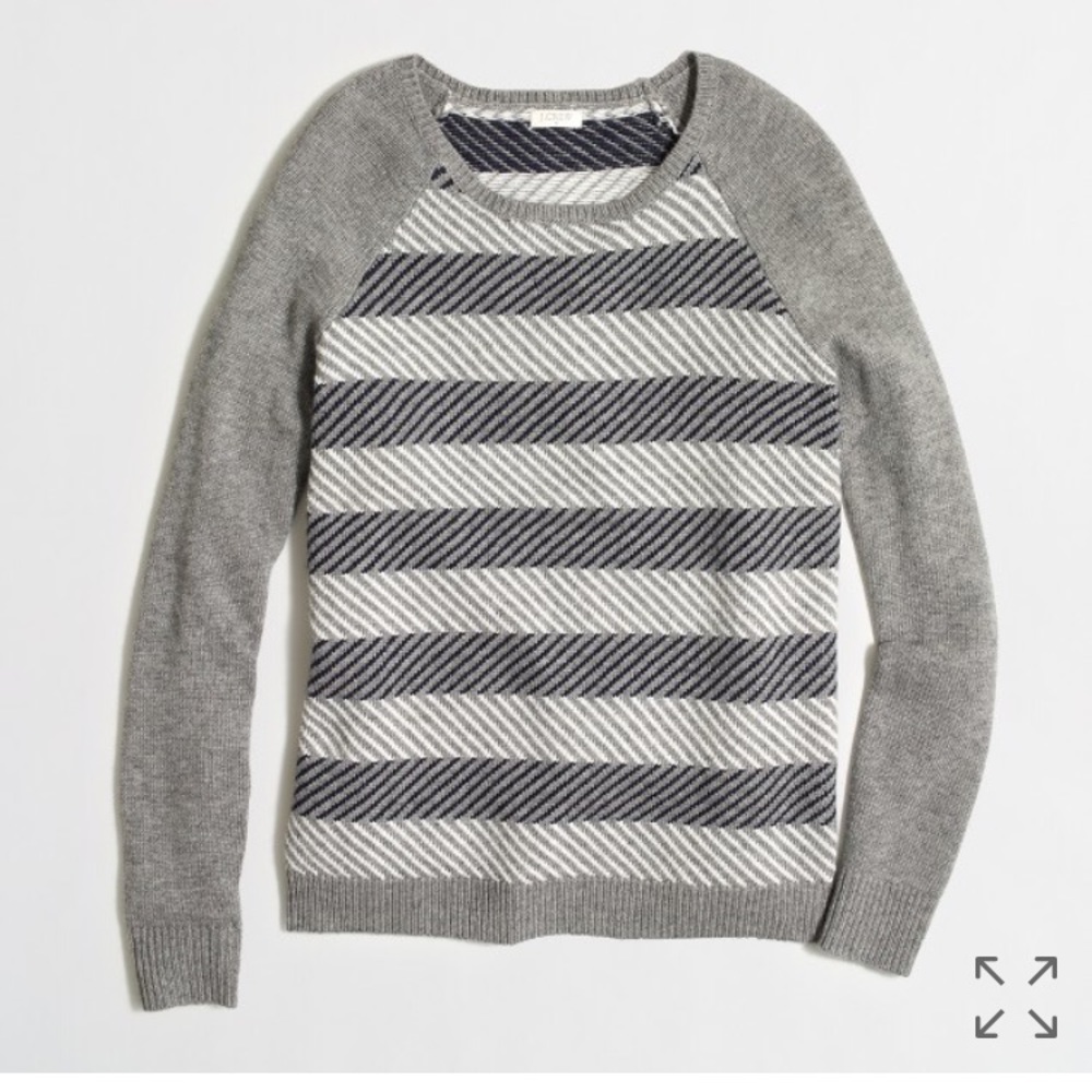 J Crew Zig Zag Sweater