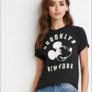 Forever 21 Disney Mickey Brooklyn NY Tee