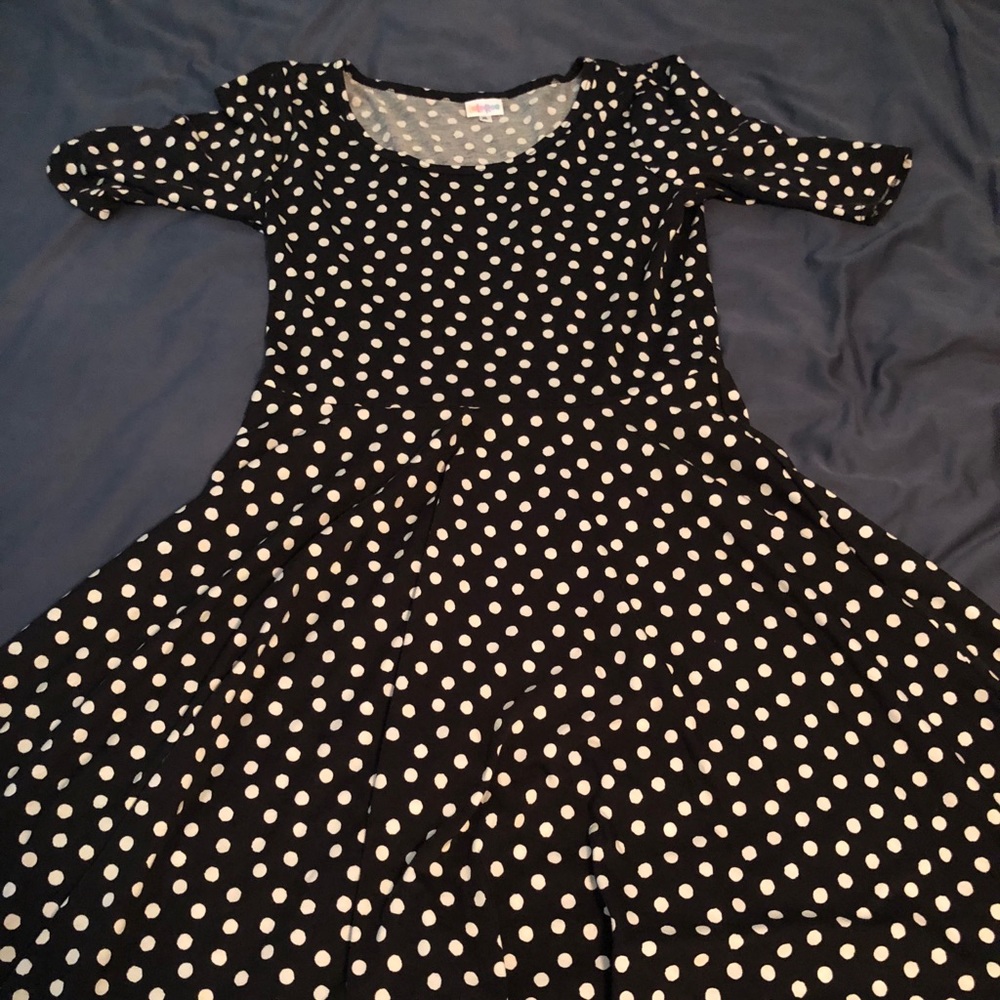 Polka dot LuLaRoe Nicole
