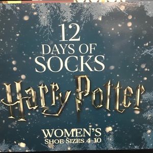 Harry Potter women 12 days sock advent calendar
