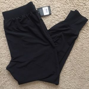 Black Windbreaker Joggers