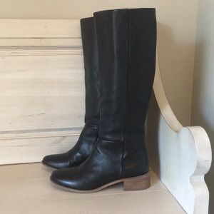 Corso Como black tall leather boots