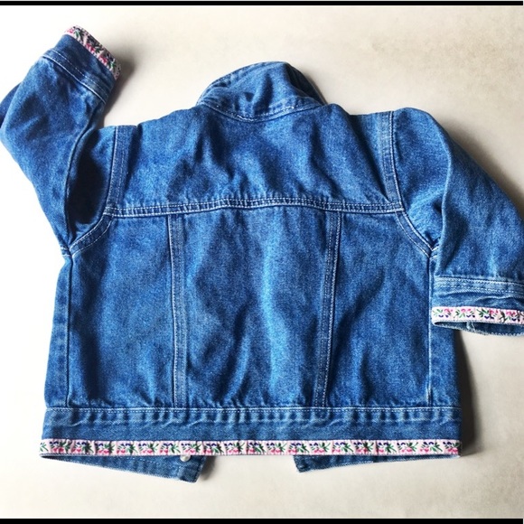 Girls 12-18 month denim embellished jacket - Picture 3 of 3