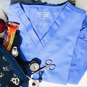 Cherokee Workwear Flex (Top + Bottom Scrub Set)