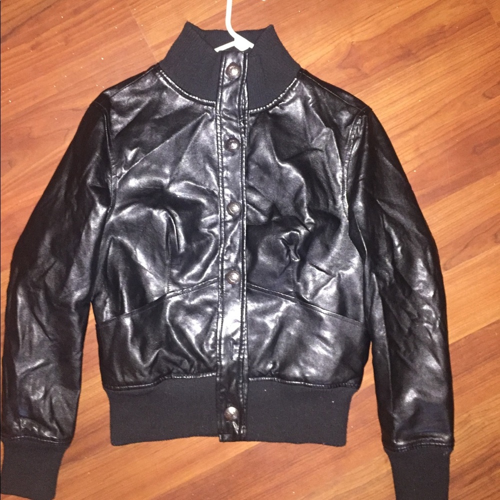 Faux Leather Jacket