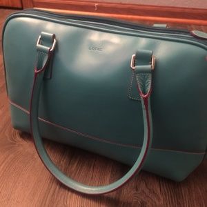 Lodis Crossbody Laptop Leather Tote Work Bag