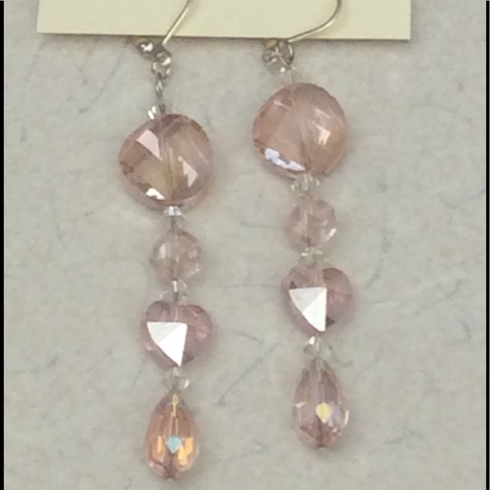 Pink earrings