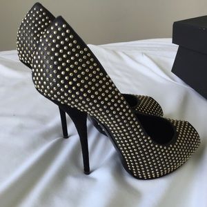 Giuseppe Zanotti beaded stiletto (black)
