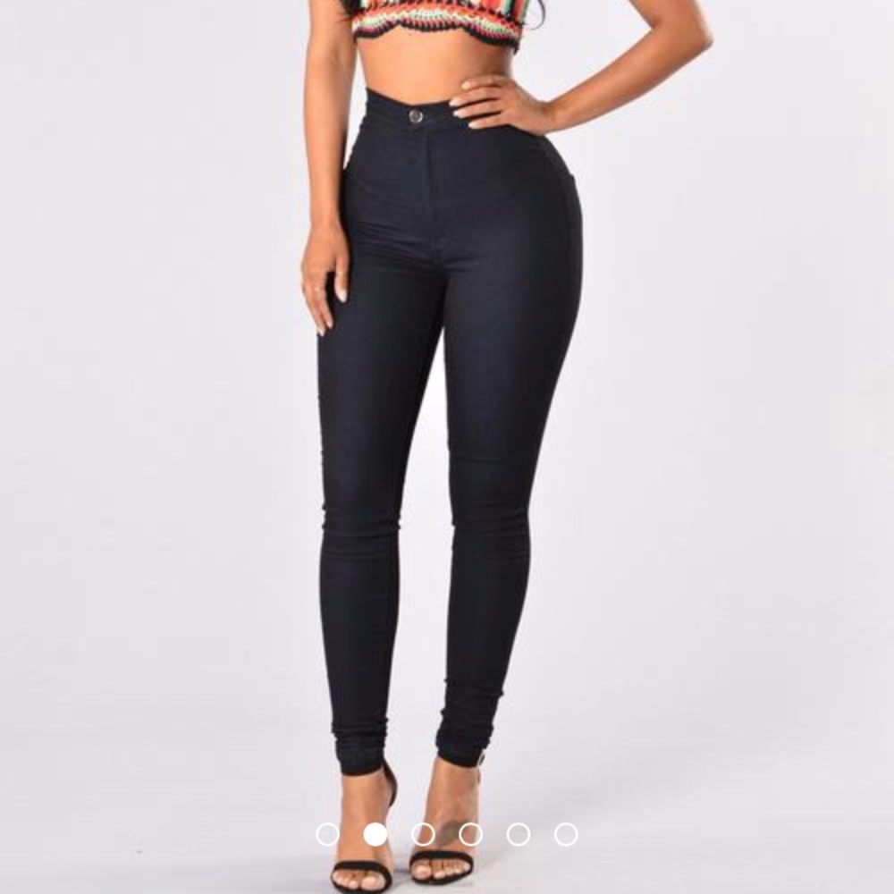 👖Super high waist denim skinny jeans👖