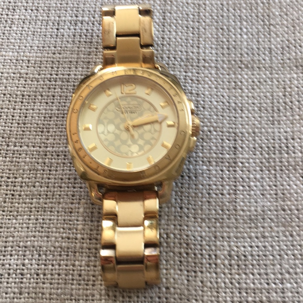 Gold Coach Women’s Watch