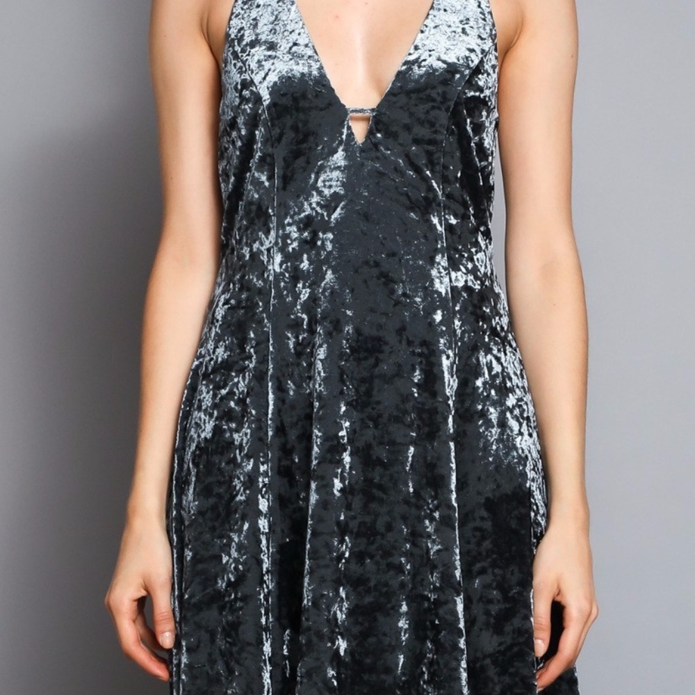 Velvet Mini Dress - Picture 5 of 6