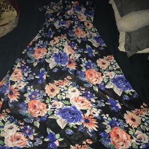 Sheer flower dress
